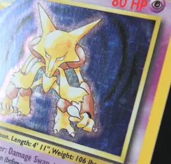 Pokemon TCG Alakazam Base Set 1/102 Holo Base Set - Image 4