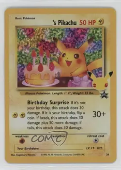 _____'s Pikachu (Wizards Black Star Promo) Pokemon Celebrations #24 - Image 1