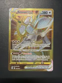 ARCEUS VSTAR ~ 184/172 ~ Pokemon TCG: Brilliant Stars ~ ULTRA RARE - GOLD - Image 1