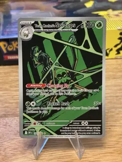 Team Rocket's Spidops 187/182 Illustration Rare - Destined Rivals - Pokemon TCG - Image 1