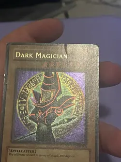 Yugioh Dark Magician LOB-005 Ultra Rare WAVY! Faded - Image 4