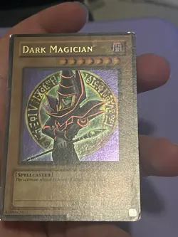 Yugioh Dark Magician LOB-005 Ultra Rare WAVY! Faded - Image 5