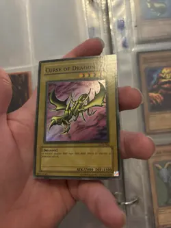 Yugioh Curse Of Dragon LOB-066 North American Faded Wavy - Image 3