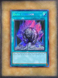Yugioh Dark Corridor DUNE-EN059 Secret Rare 1st Ed NM - Image 1