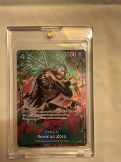One Piece OP15 Roronoa Zoro OP13-037 TR Foil - (Treasure Rare) English - Image 1
