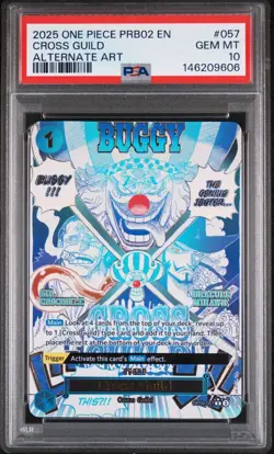 2025 ONE PIECE PRB02 CROSS GUILD ALTERNATE ART PSA 10 - ENGLISH - PSA 10 - Image 1