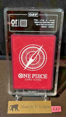 TAG GEM MINT 10[975]Monkey D. Luffy Ichiban Kuji OP13-001 Leader Promo One Piece - Image 2