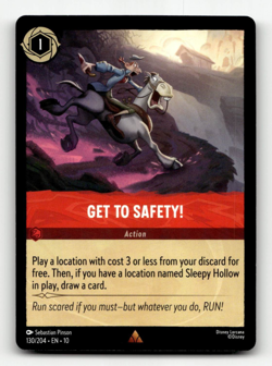 Disney Lorcana Get to Safety! - Whispers in the Well - Image 1