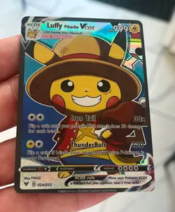 Pikachu VCOS - 10x (RANDOM) Pokemon Cards Cosplay Holo Full Art Alt Art Card! - Image 4