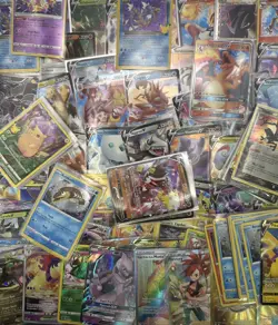 50 Card lot random no duplicates many rare and holographic TCG POKEMON - Image 2