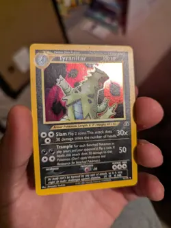 Tyranitar 12/75 Neo Discovery Holo Unlimited Pokemon TCG - NM - Image 2