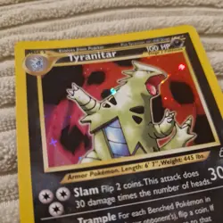 Pokemon TCG WOTC Tyranitar Neo Discovery Holo 12/75 - Image 2
