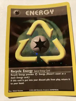Recycle Energy - WOTC League Promo Pokemon - Holo Card - Image 1