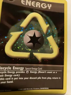 Recycle Energy - WOTC League Promo Pokemon - Holo Card - Image 2