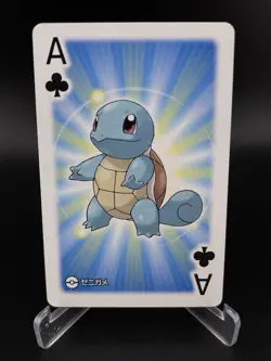 Squirtle Pokemon All Star Poker Playing Cards Japanese 2016 Nintendo Japan NM - Image 1