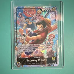 One Piece Monkey.D.Luffy OP15-098 Sky Island Leader Card 5000 Power CCG - Image 1