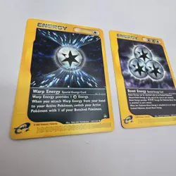Warp Energy Boost EnergyAquapolis Uncommon Vintage Pokemon TCG E-reader card NM+ - Image 4