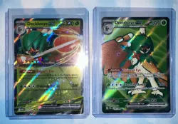Decidueye ex Full Art IR + Double Rare * Pokemon Perfect Order Lot * 2 Cards NM - Image 1