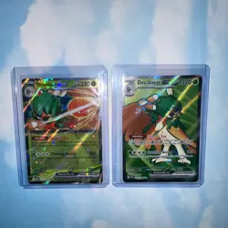 Decidueye ex Full Art IR + Double Rare * Pokemon Perfect Order Lot * 2 Cards NM - Image 3