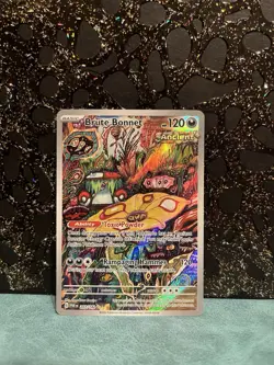 Pokemon TCG Brute Bonnet Holo Illustration Rare Card 207/182 Paradox Rift - Image 1