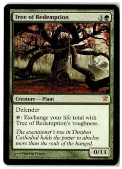 MTG Tree of Redemption - Innistrad Moderately Played English - Image 1