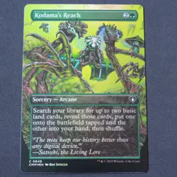 Kodama's Reach (Borderless) FOIL 649 MTG Commander Masters (CMM) Common NM - Image 1