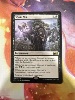 Magic: The Gathering Waste Not Core Set 2015 M15 Rare Black Enchantment 122/269 - Image 1
