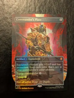 Commander's Plate Commander: Teenage Mutant Ninja Turtles Borderless Foil Mythic - Image 1