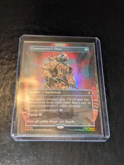 Commander's Plate Commander: Teenage Mutant Ninja Turtles Borderless Foil Mythic - Image 3