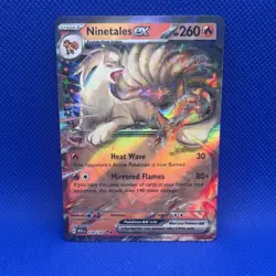 Pokemon Ninetales EX 038/165 MEW 151 Double Rare Holo 260 HP - Image 1