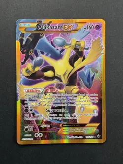 Alakazam EX 125/124 LP+ - 2016 Pokemon XY Fates Collide Holo - Image 1
