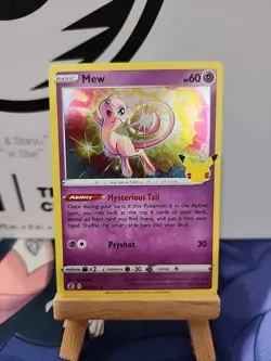 Pokemon Mew Holo Rare Celebrations 25th Anniversary 11/25🔥 - Image 1