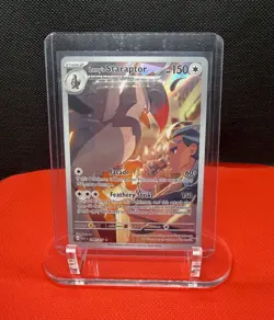 Larry's Staraptor 249/217 ASC Holo 150 HP 150 ATK Pokemon TCG ENG - Image 1