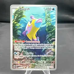 Pokemon tcg Bruxish Sv08: Surging Sparks Illustration Rare Holo 200/191 110 HP - Image 1