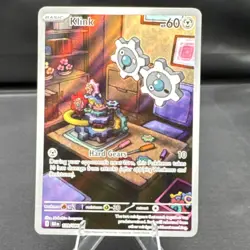 Pokemon tcg Klink Sv: Black Bolt Illustration Rare Full Art Holo 139/086 60 HP - Image 1
