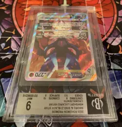 (US) BGS 9 Lucario VSTAR Pokemon TCG SWSH291 Sword & Shield Holo Promo English - Image 4