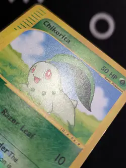 Chikorita 100/165 Expedition Pokemon HP Reverse Holo - Image 2