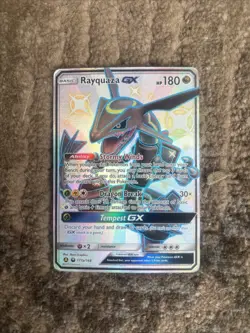 Pokemon Rayquaza GX Promo Holo Alternate Art 177A/168 180HP Basic TCG 6+ - Image 1