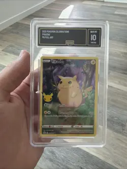 2021 Pokemon SWSH Celebrations Pikachu Holo #005/025 GMA 10 - Image 1