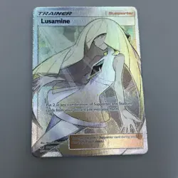 Pokemon TCG Lusamine (Full Art) 110/111 Sun and Moon Crimson Invasion - Image 1