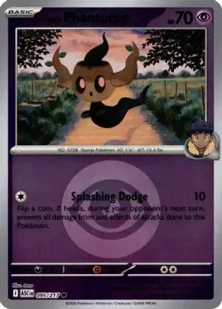Pokemon Hop's Phantump (Energy Symbol Pattern) NM - ME: Ascended Heroes 095/217 - Image 1