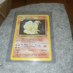 💥 Pokemon Ninetales 12/102 Base Set Holo Rare 80 HP Stage 1 Pokemon TCG - Image 1