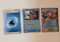 Pokemon TCG Holo Water Lot Staryu Reverse Holo + Mega Starmie EX + Water Energy - Image 2