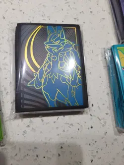 Pokemon TCG ETB Sleeves Lot (5 Packs) – Lucario + Mixed Designs – Sealed - Image 2