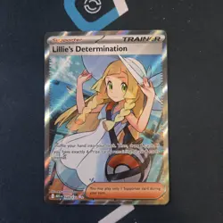 Lillie's Determination 169/132 Me01: Mega Evolution Holo Pokemon TCG - Image 1