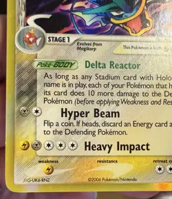 Pokemon TCG Gyarados EX Holon Phantoms Holo Rare Delta Species 8/110 - Image 5