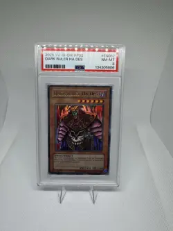PSA 8 Unlimited Dark Ruler Ha Des 2025 RP02-EN052 Yugioh Card (Reprint) - Image 1