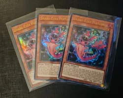 3x Snake-Eyes Poplar Ultra Rare 25LP-EN002 Limited Edition NM Yugioh - Image 1
