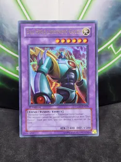 Yugioh Evil HERO Lightning Golem GLAS-EN039 Ultra Rare 1st Edition LP - Image 1