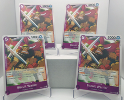 Biscuit Warrior Playset - OP08-072 x4 - Two Legends - One Piece TCG - English - Image 1